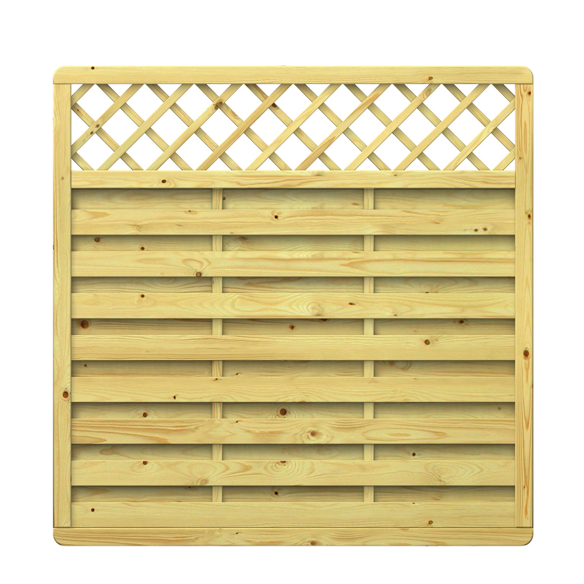 Holz Gartenzaun XL Rechteck