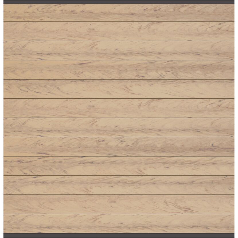 Holzpaneele in Sand
