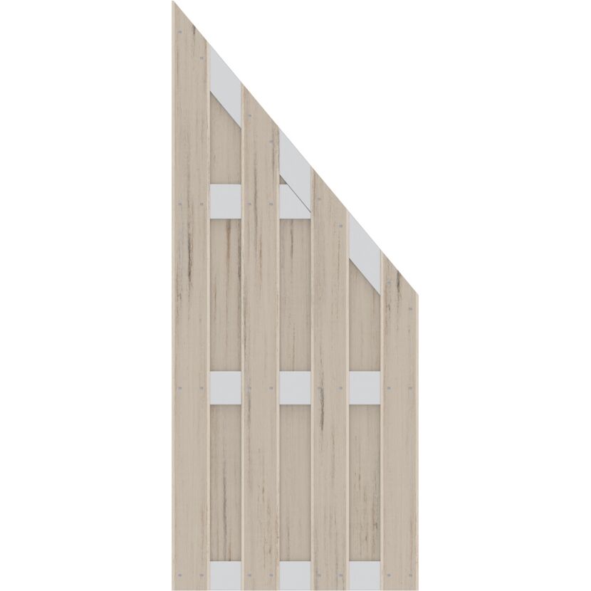 JUMBO WPC Anschluss sand Alu, 74x179/90