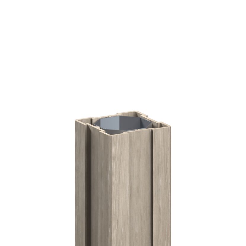 LONGLIFE Pfosten eiche 80 x 80 x 195 cm