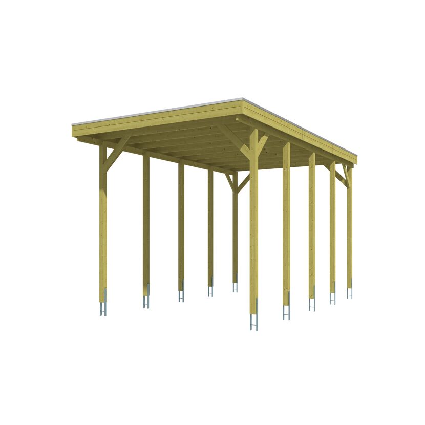Carport Friesland mit Pfostenträgern