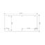 Technische Zeichnung CP Emsland Caravan 404 x 604, eiche hell