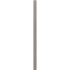 Diamantkopf-Pfosten grau 9 x 9 x 200 cm