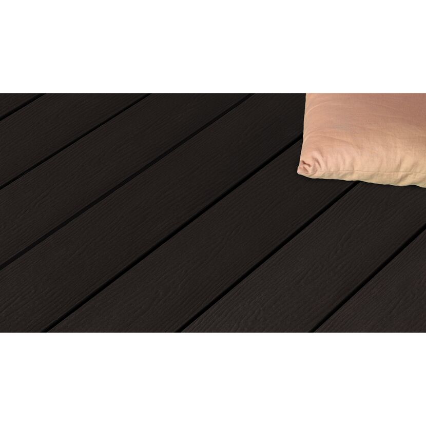 Terrassendielen-Komplettset 'Strukturo' grau/braun 2100 x 3000 mm