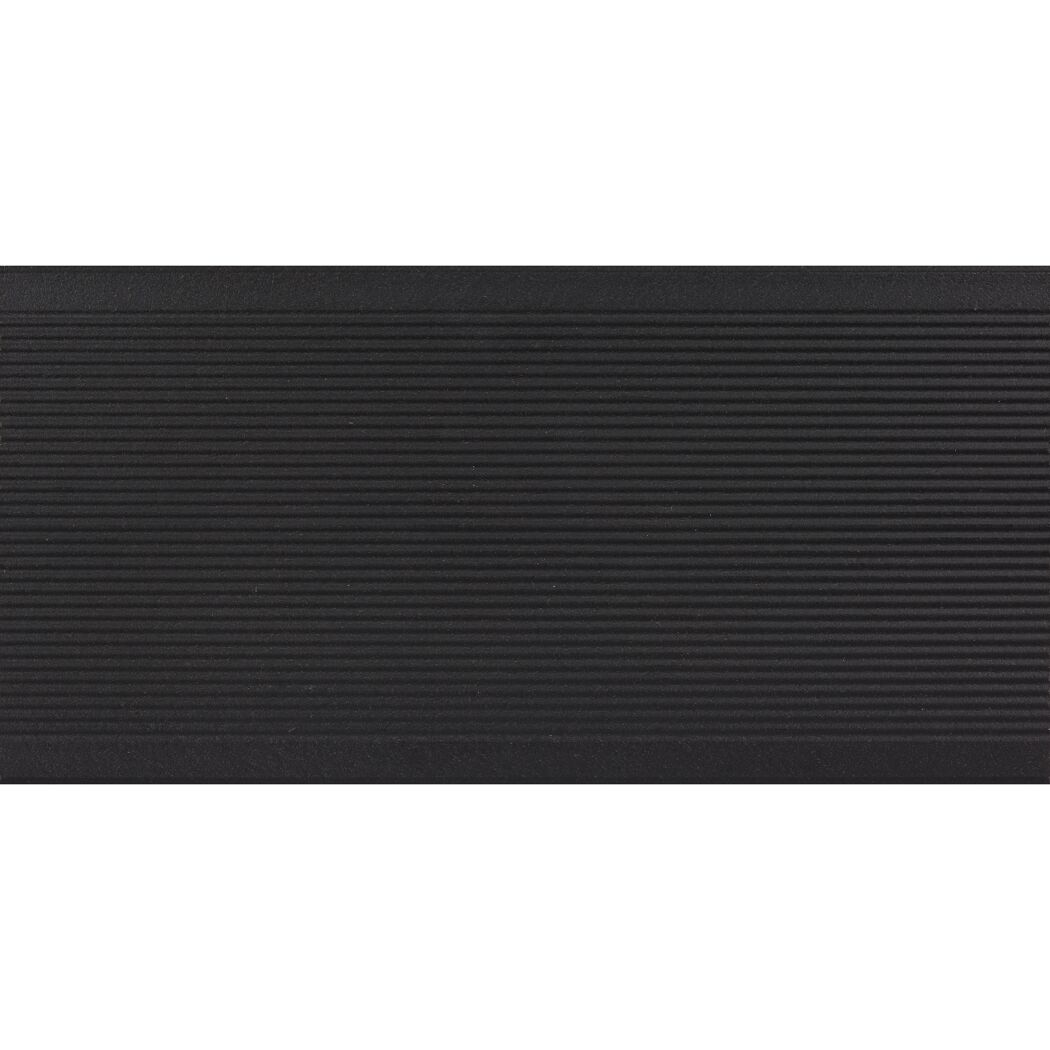 Terrassendielen-Komplettset 'Strukturo' grau/braun 3000 x 3000 mm
