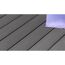 Terrassendielen-Komplettset 'Strukturo' grau 2100 x 3000 mm