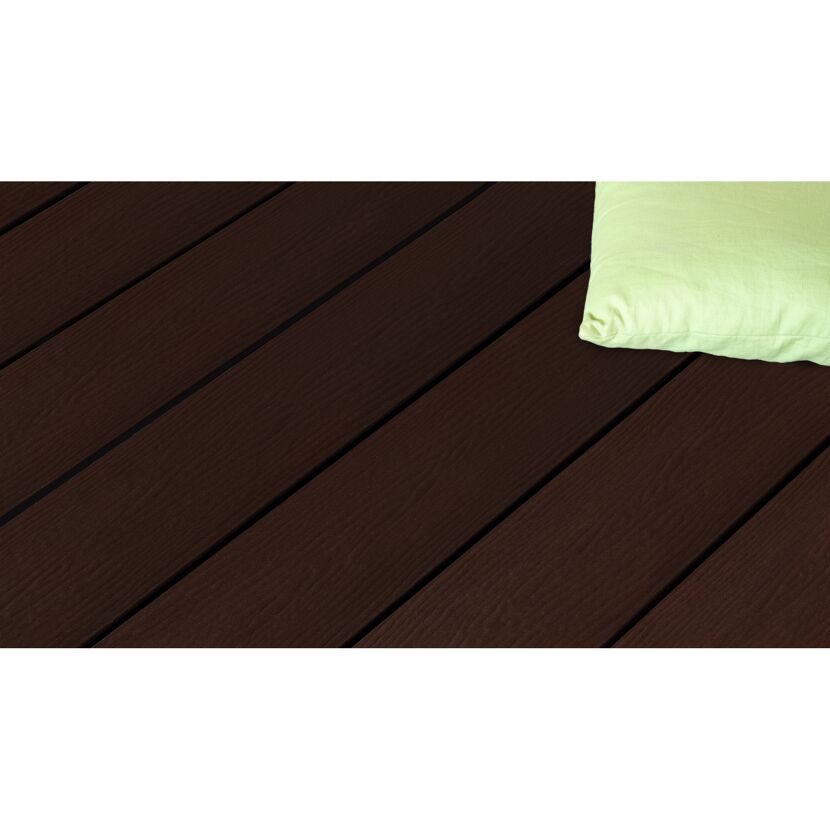 Terrassendielen-Komplettset 'Strukturo' schokobraun 2100 x 3000 mm