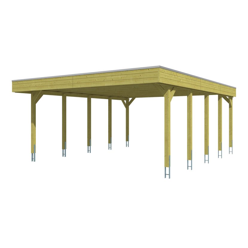 Carport Friesland mit EPDM-Dach