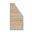 WPC Alu Anschluss sand