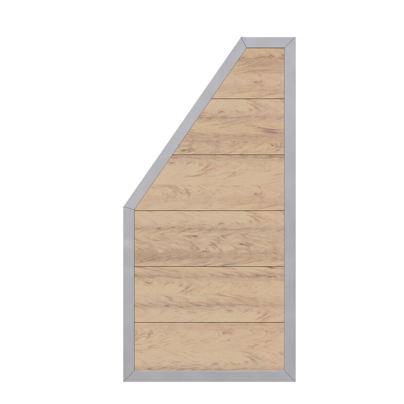 WPC Alu Anschluss sand