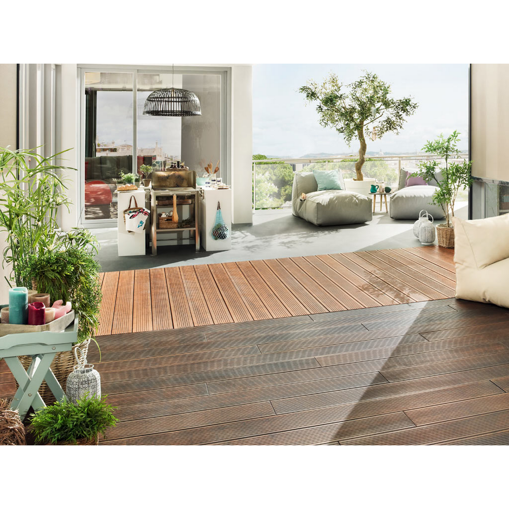 Terrassendiele 'DreamDeck Bambus' Holz braun 2200 x 140 mm + product picture