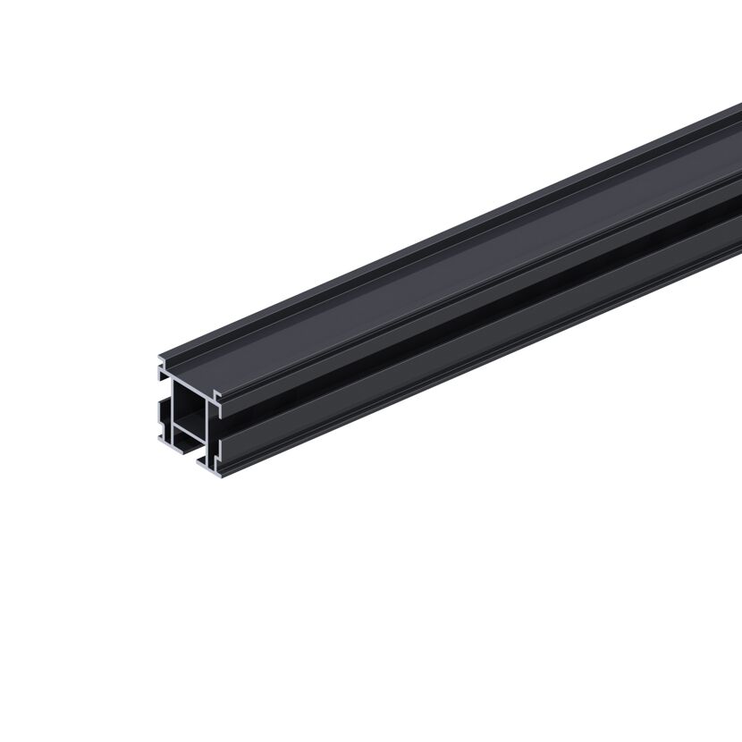 Schwarze Aluminiumleiste DreamDeck UK 40 x 40 mm