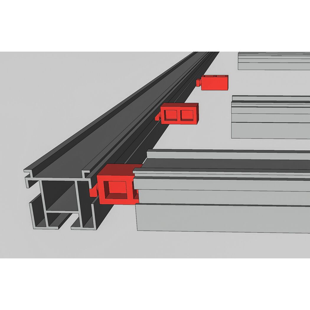 ALU UK hoch Verbinder 10er-Set