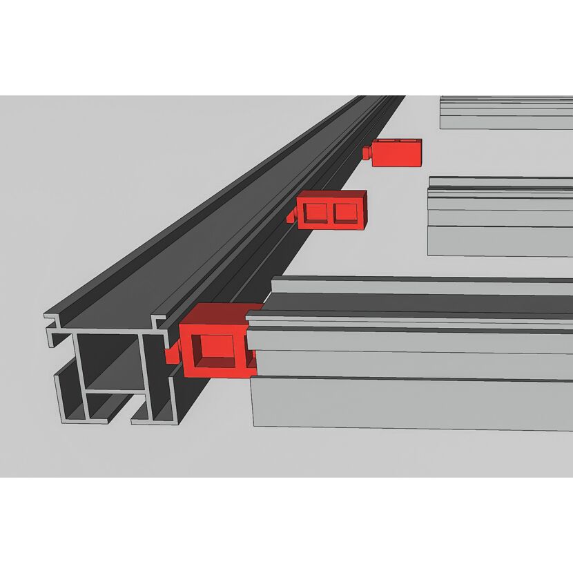 ALU UK hoch Verbinder 10er-Set