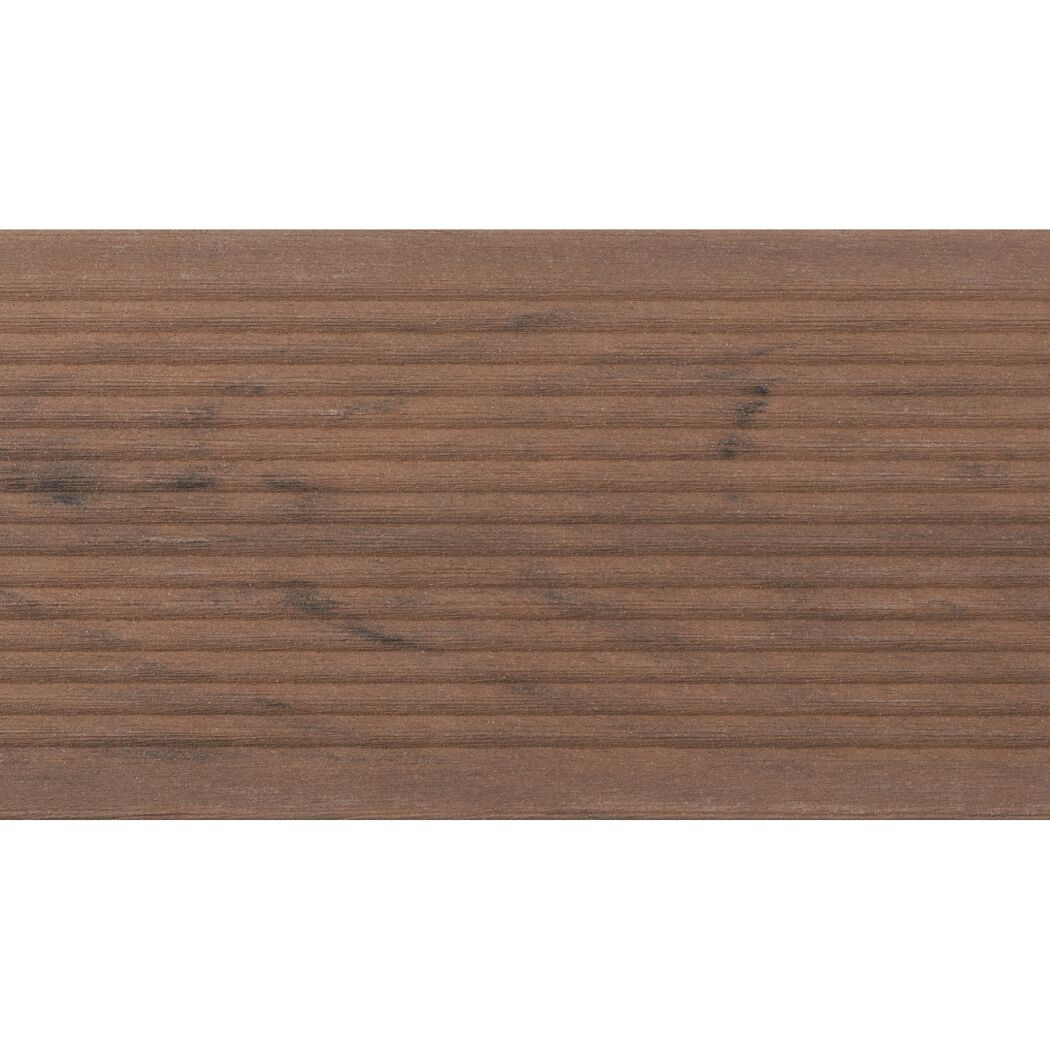 Braune Holzdiele DreamDeck WPC BiColo Mandel