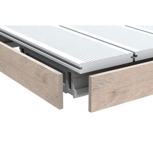 WPC-Abschlussleiste 'DreamDeck BiColor' sand 1 x 8 x 200 cm