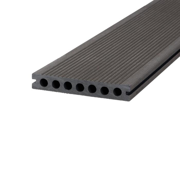 WPCTerrassendiele 'DreamDeck Plus' anthrazit 2,3 x 14,6 x 300 cm