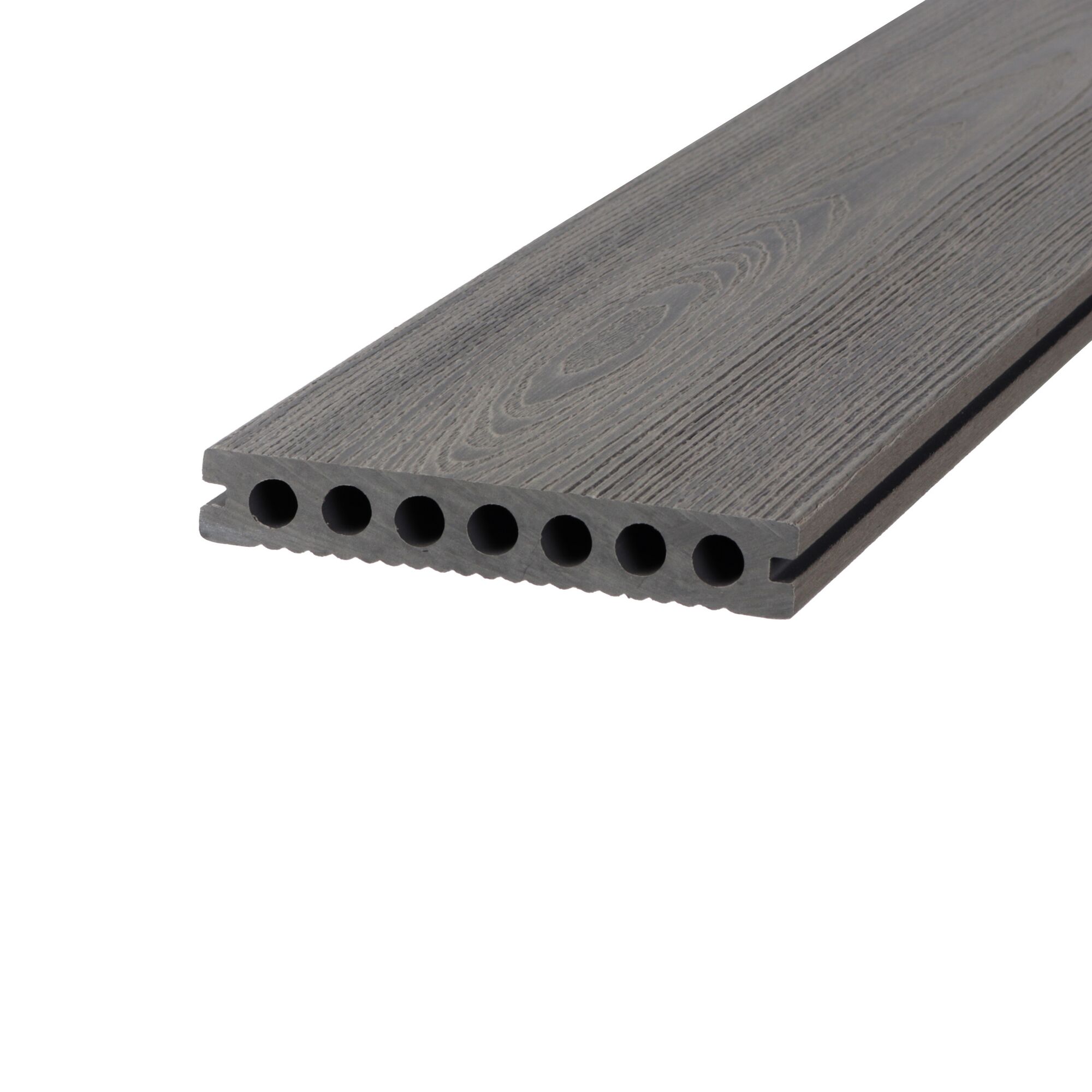 Graue WPC Diele DreamDeck Plus