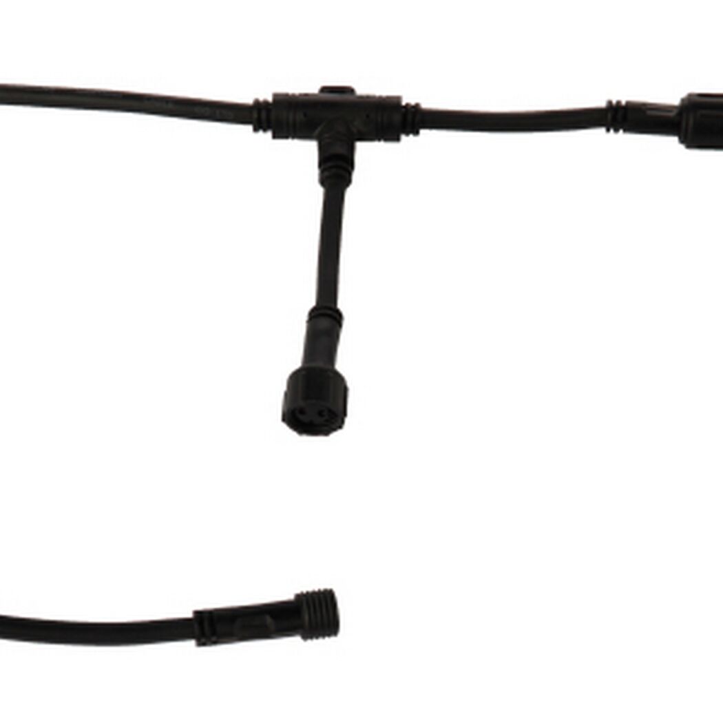 Schwarzes T-förmiges Kabel