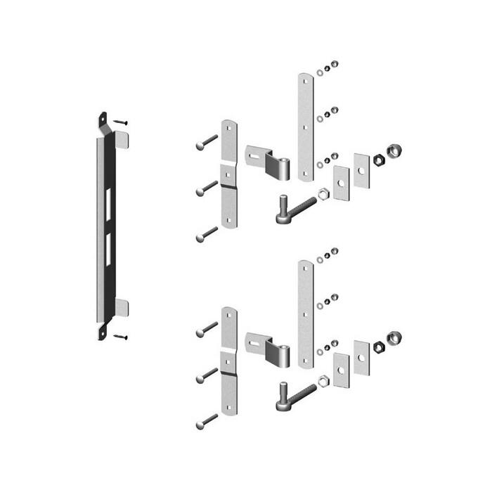Brügmann TraumGarten Beschlagsatz 'Longlife' Edelstahl, für Tore mit