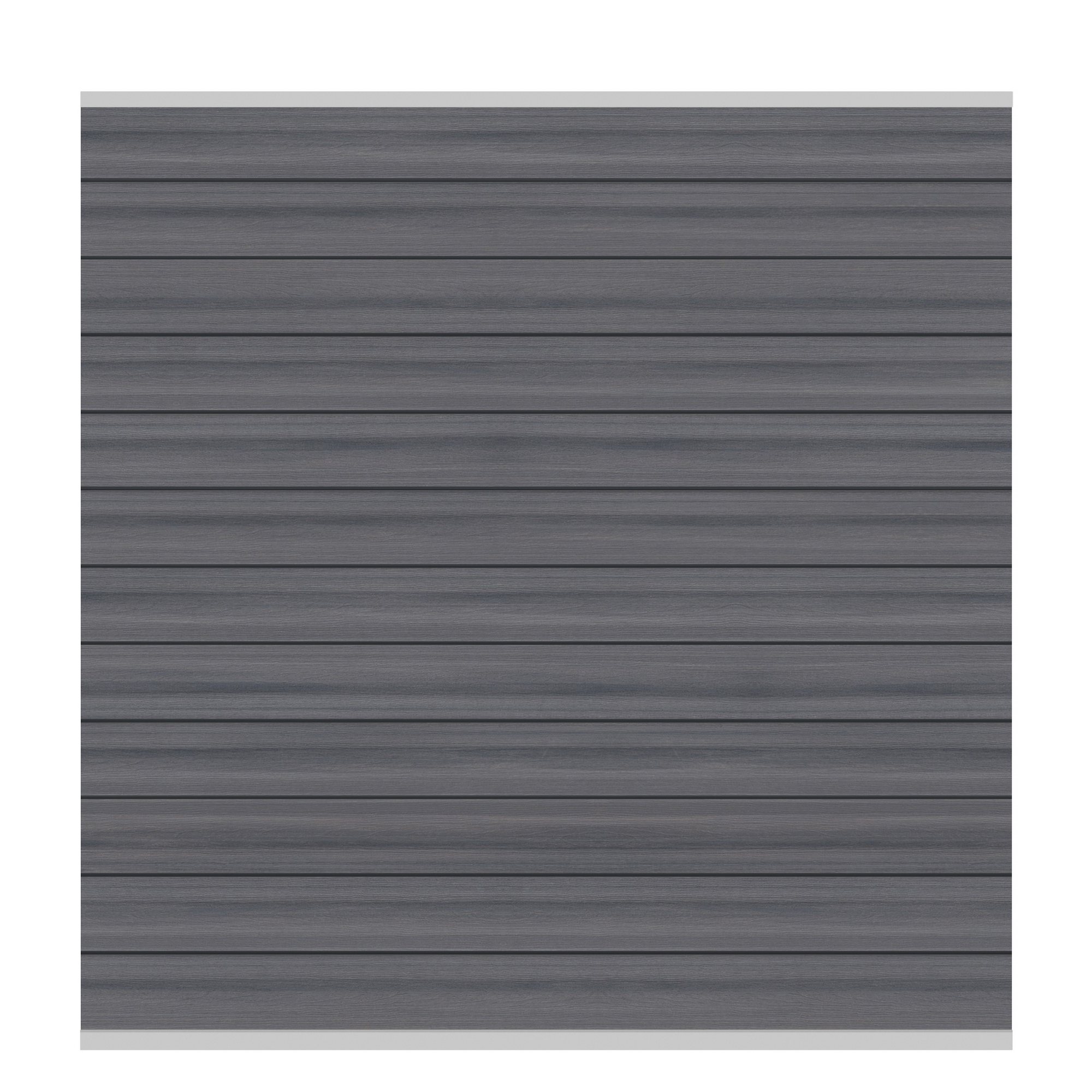 Zaunfeld-Set 'System WPC Platinum' grau 178 x 183 x 2 cm + product picture
