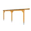 Holzcarport mit Metalldach