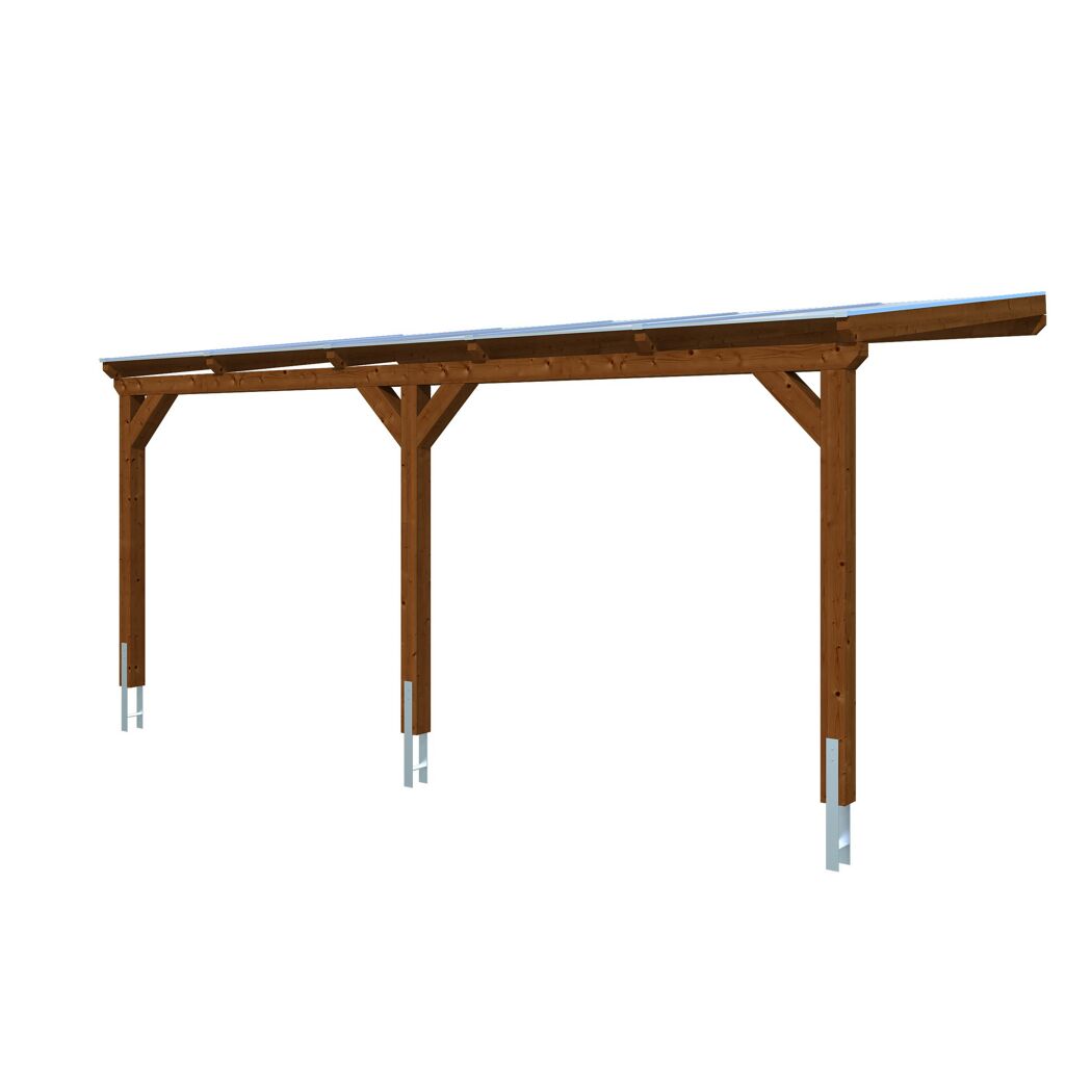 Holzcarport mit Dach
