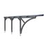 Grauer Carport CP Eifel 300 x 541 cm