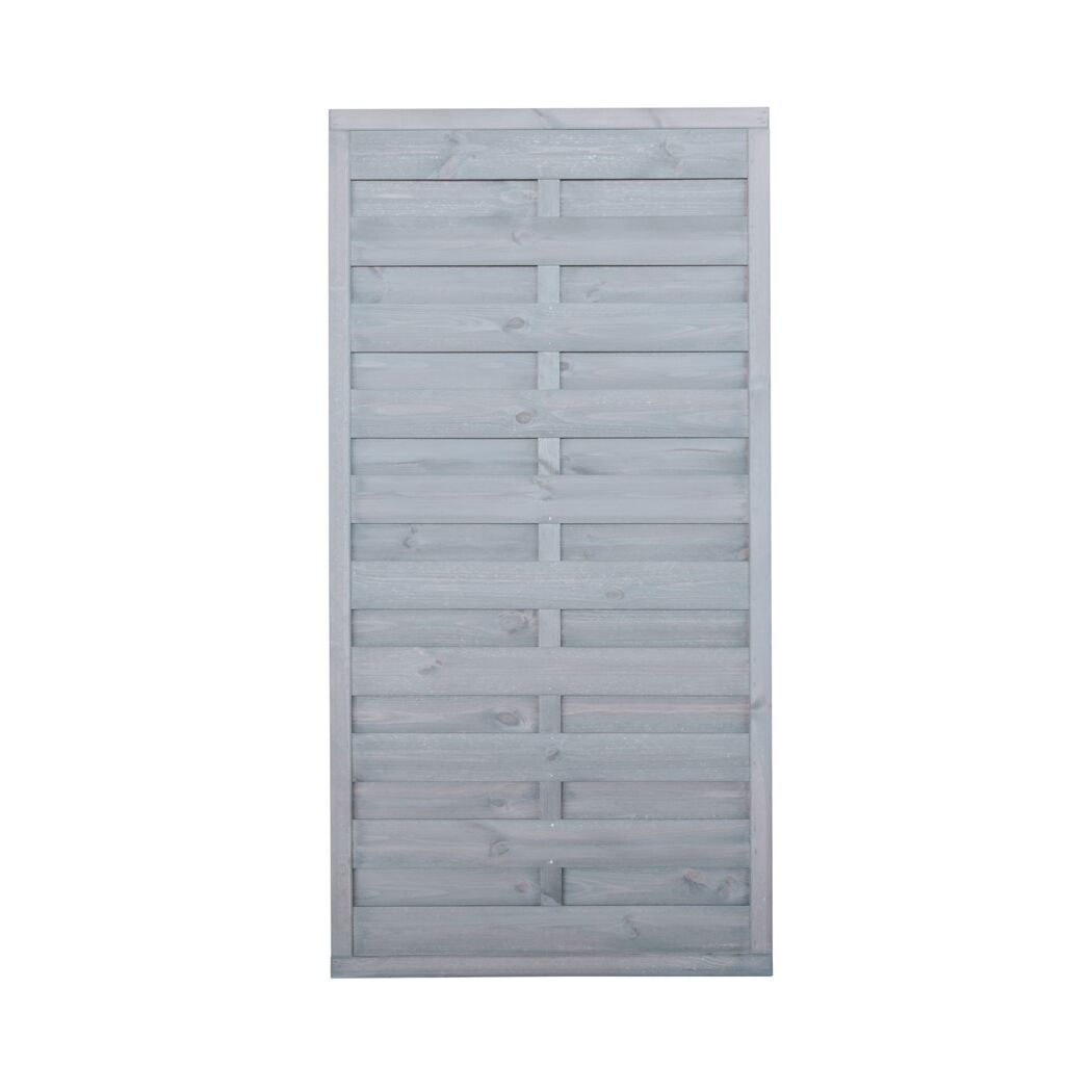 Grau lasiertes Sichtschutzelement Köln