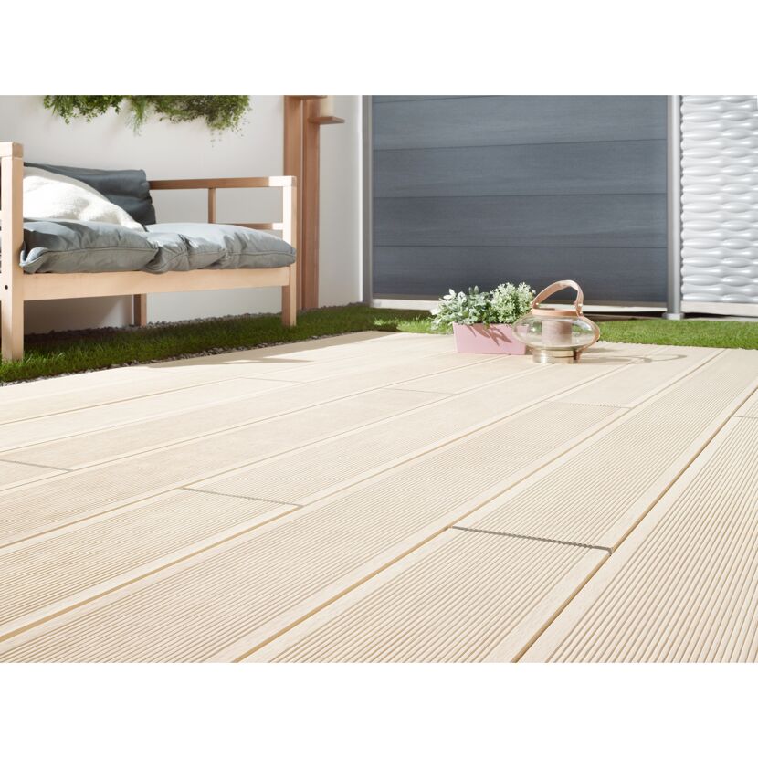WPC-Terrassendielen DreamDeck Platinum creme