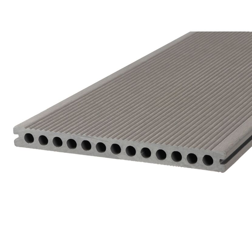 Graue WPC Diele DreamDeck Plus XL