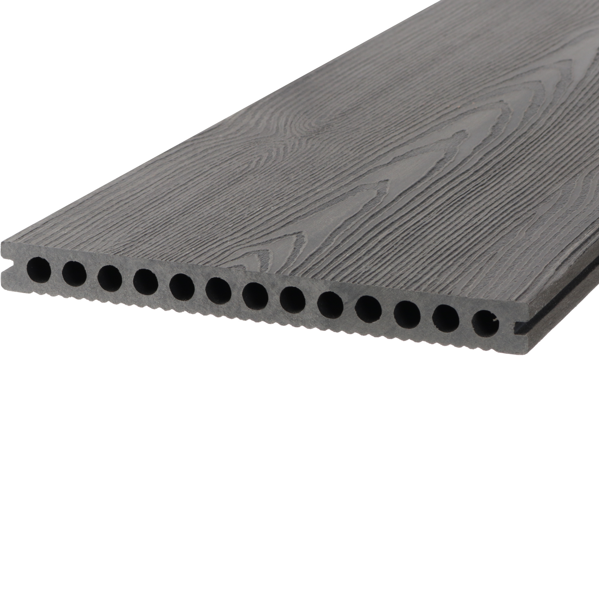 Terrassendiele DreamDeck WPC 'Plus XL' anthrazit, 300 x 24 x 2,3 cm