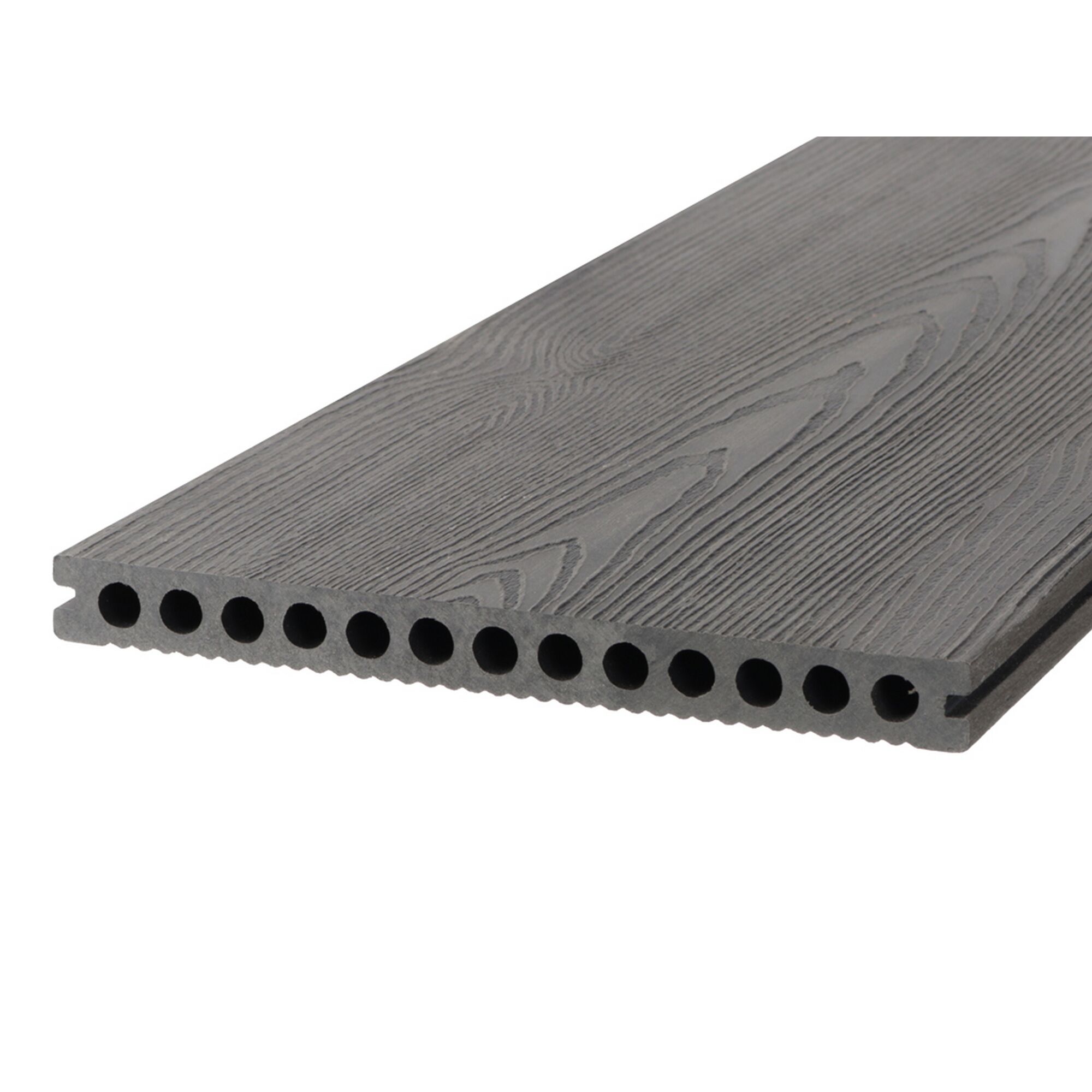 Graue WPC Diele DreamDeck Plus XL