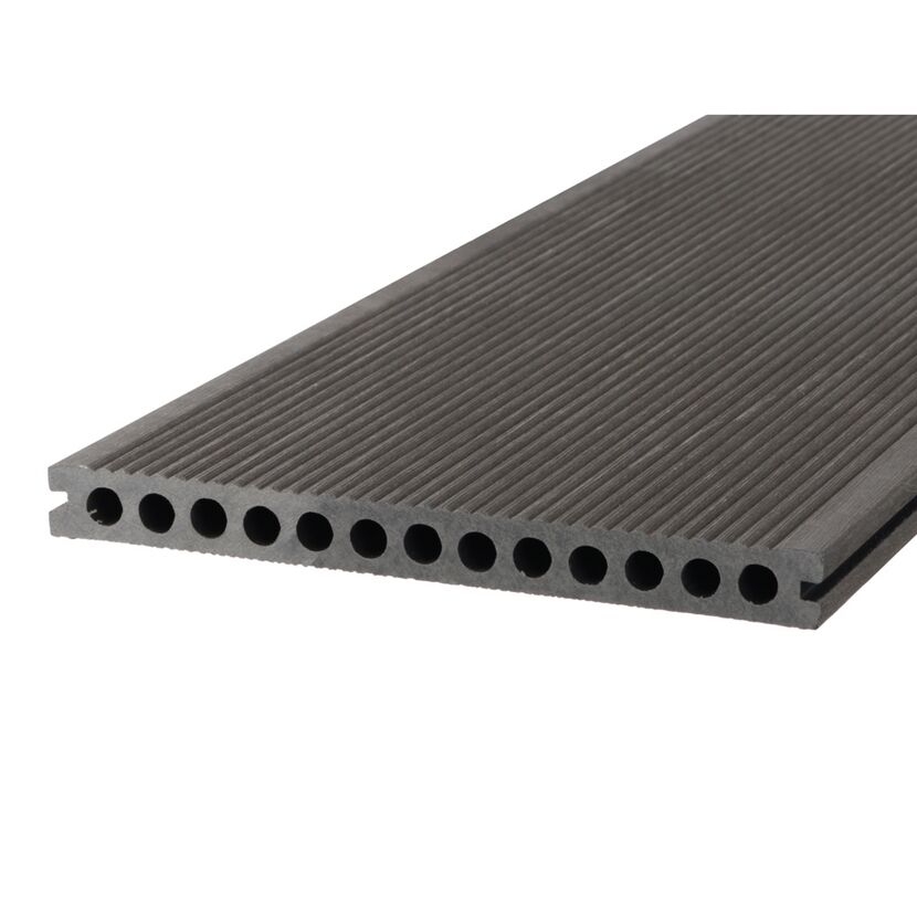 Graue WPC Diele DreamDeck Plus XL