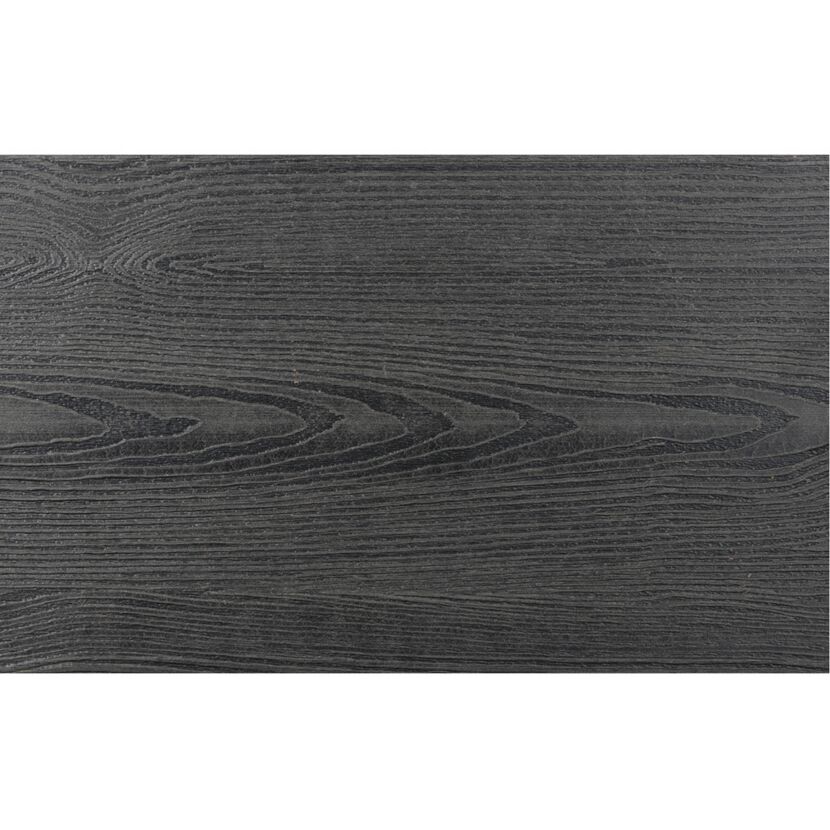 Nahaufnahme von anthrazitfarbener DreamDeck WPC Plus XL Terrassendiele
