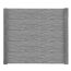 Betonzaunplatte 'Standard Nevada' 200 x 38,5 x 3,5 cm grau