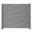 Betonzaunplatte 'Standard Timber' 200 x 38,5 x 3,5 cm grau