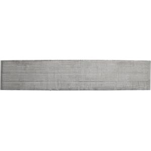 Betonzaunplatte 'Standard Timber' 200 x 38,5 x 3,5 cm grau
