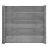 Betonzaunplatte 'Standard Linear' 200 x 38,5 x 3,5 cm grau