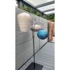 Betonzaunplatte 'Standard Linear' 200 x 38,5 x 3,5 cm grau