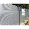 Betonzaunplatte 'Standard Linear' 200 x 38,5 x 3,5 cm grau