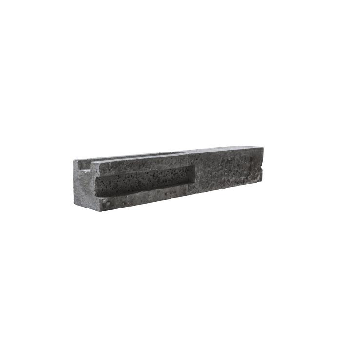Beckers Betonzaun Eckpfosten 'Standard' doppelseitig 210 x 13 x 13 cm