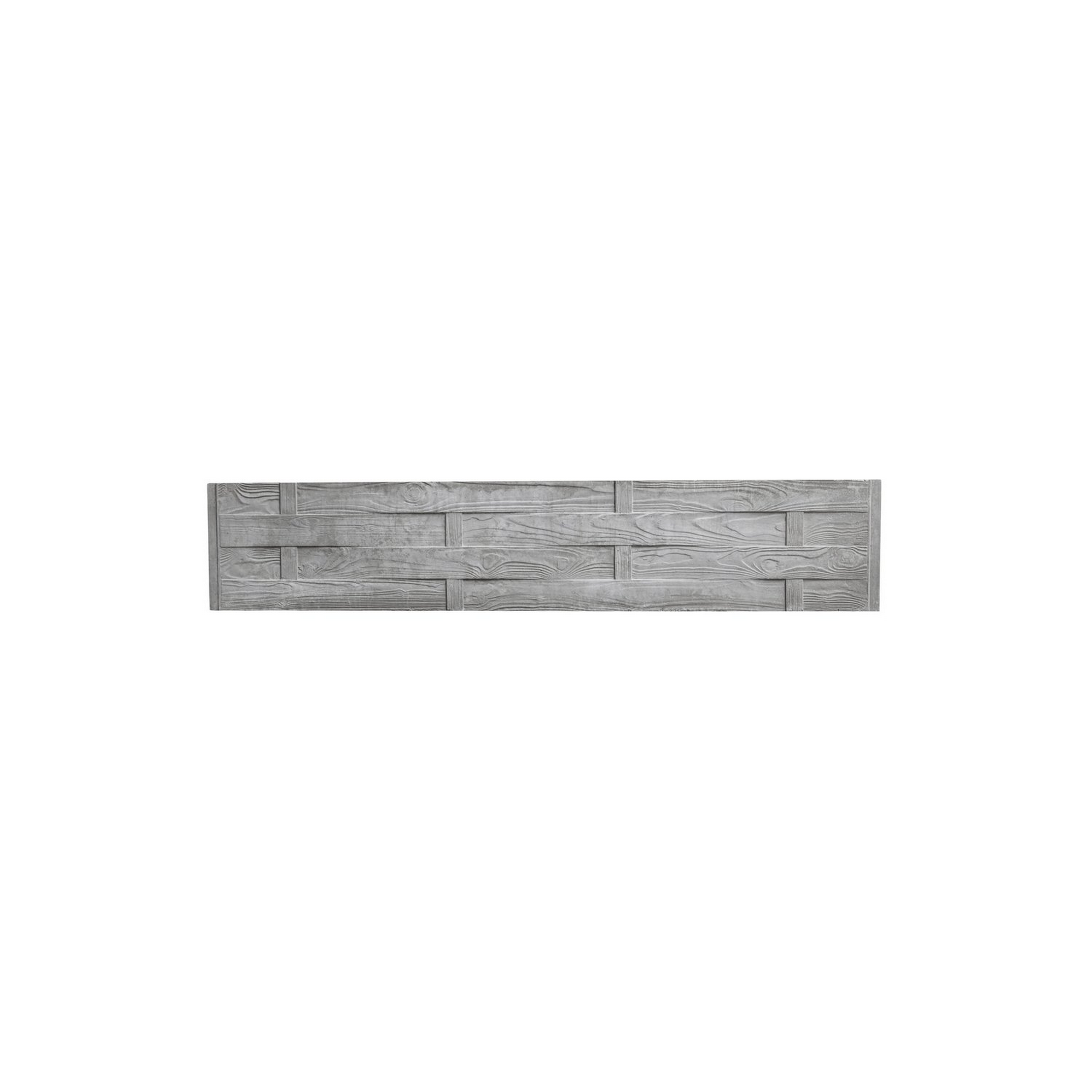 Betonzaunplatte 'Standard Flecht' 200 x 38,5 x 3,5 cm grau + product picture