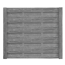 Betonzaunplatte 'Standard Elegant' 200 x 38,5 x 3,5 cm grau