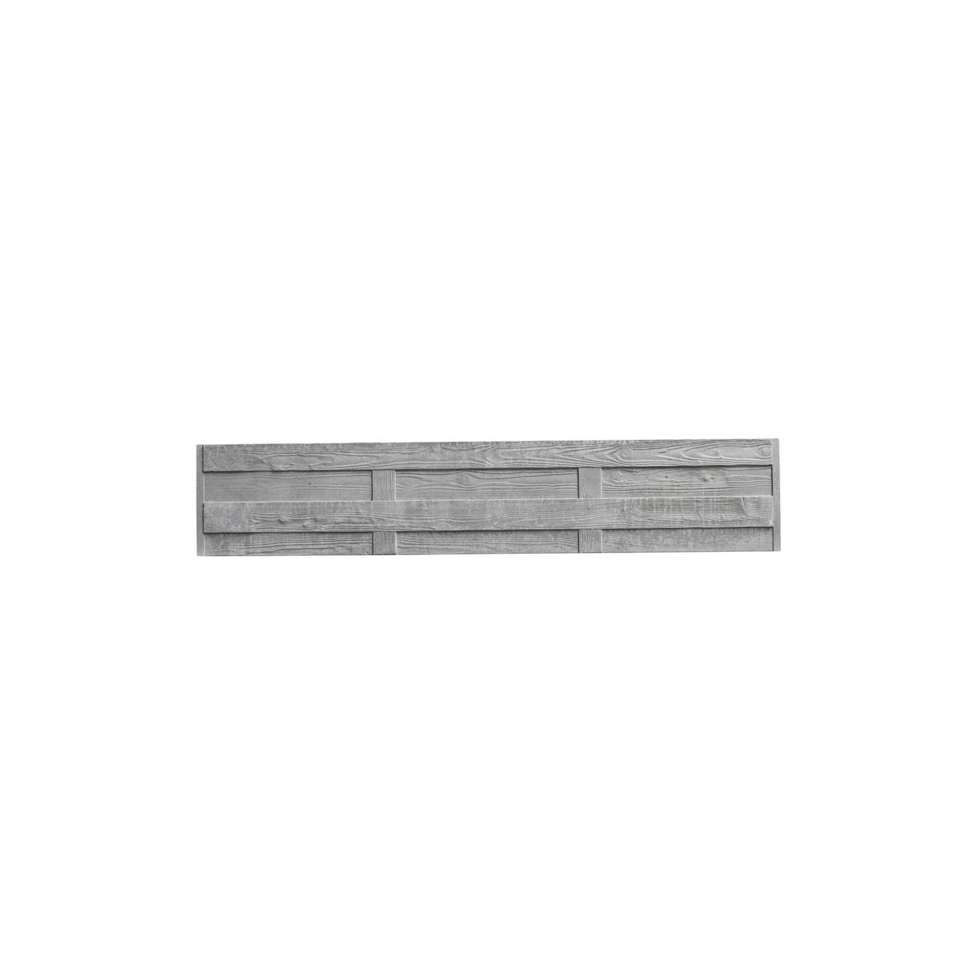 Betonzaunplatte 'Standard Elegant' 200 x 38,5 x 3,5 cm grau + product picture