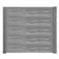 Betonzaunplatte 'Standard Prestige' 200 x 38,5 x 3,5 cm grau