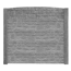 Betonzaunbogenplatte 'Standard Romania' 200 x 45 x 3,5 cm grau