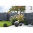 Betonzaunplatte 'Standard Casa Borsika' 200 x 38,5 x 3,5 cm grau