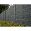 Betonzaunplatte 'Standard Casa Borsika' 200 x 38,5 x 3,5 cm grau