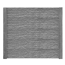Betonzaunplatte 'Standard Montana' Beton/Stahl grau 200 x 38,5 x 3,5 cm